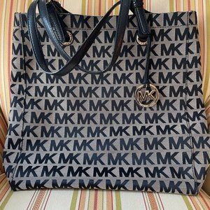 Michael Kors canvas tote bag